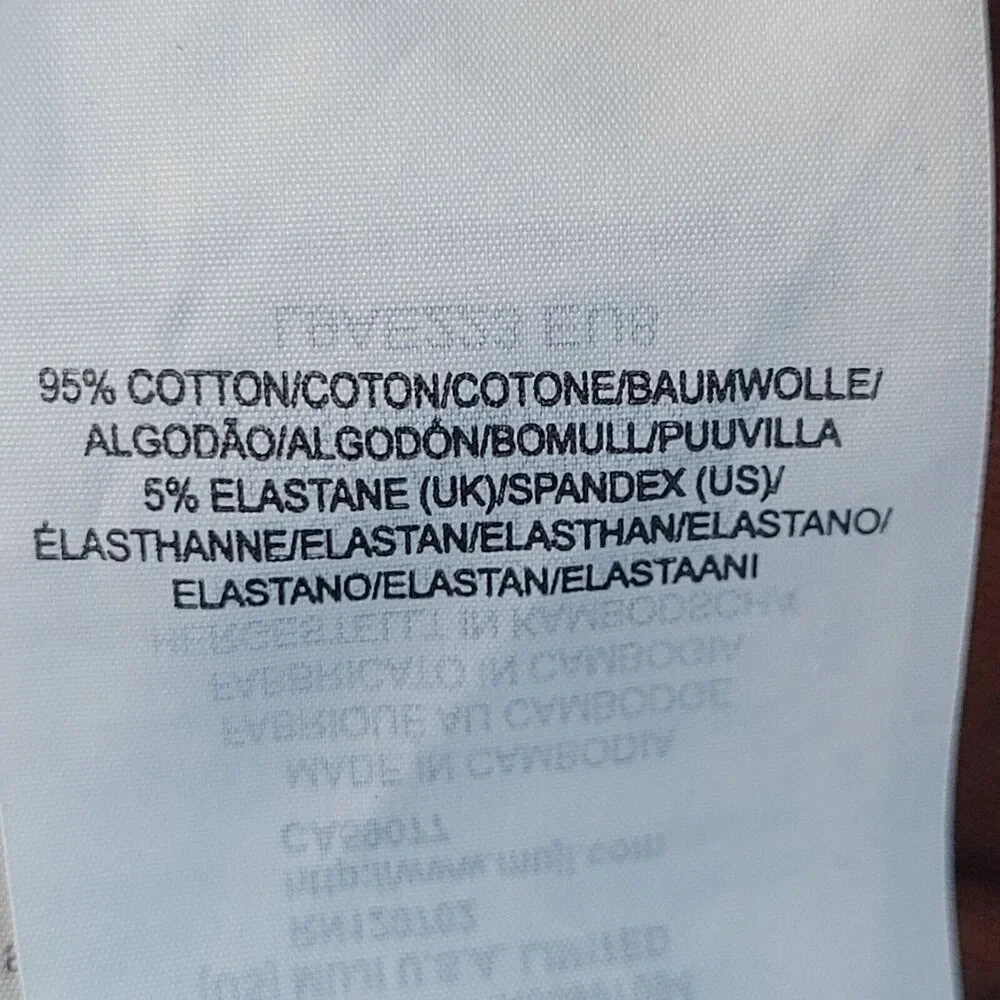 MUJI Brown Asymmetrical Pleat Midi Skirt Size S Cotton Pockets Chore Pocket Zip - Picture 8 of 9